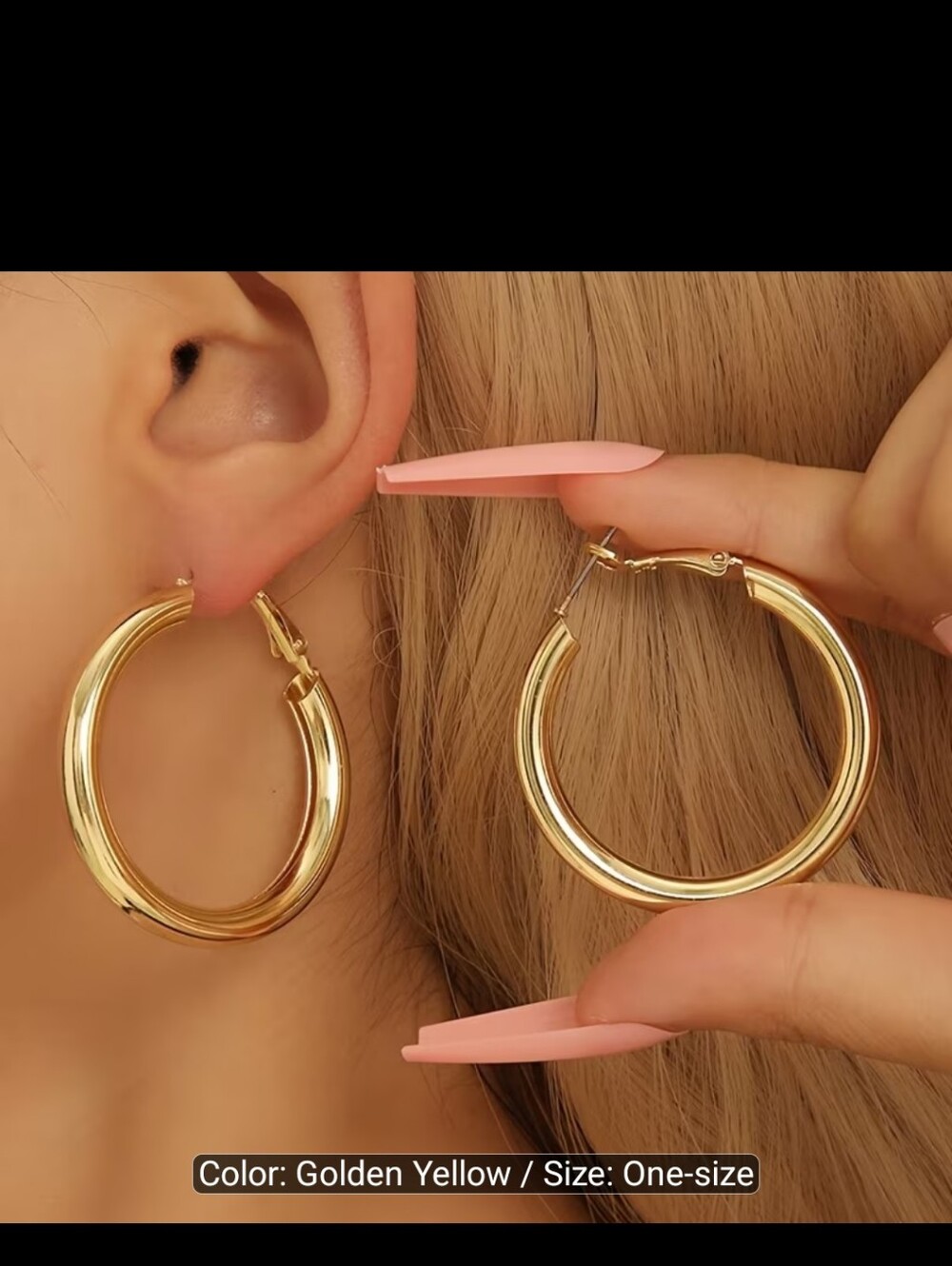 KC Designs Hollow 14k Plated Hoop Earrings